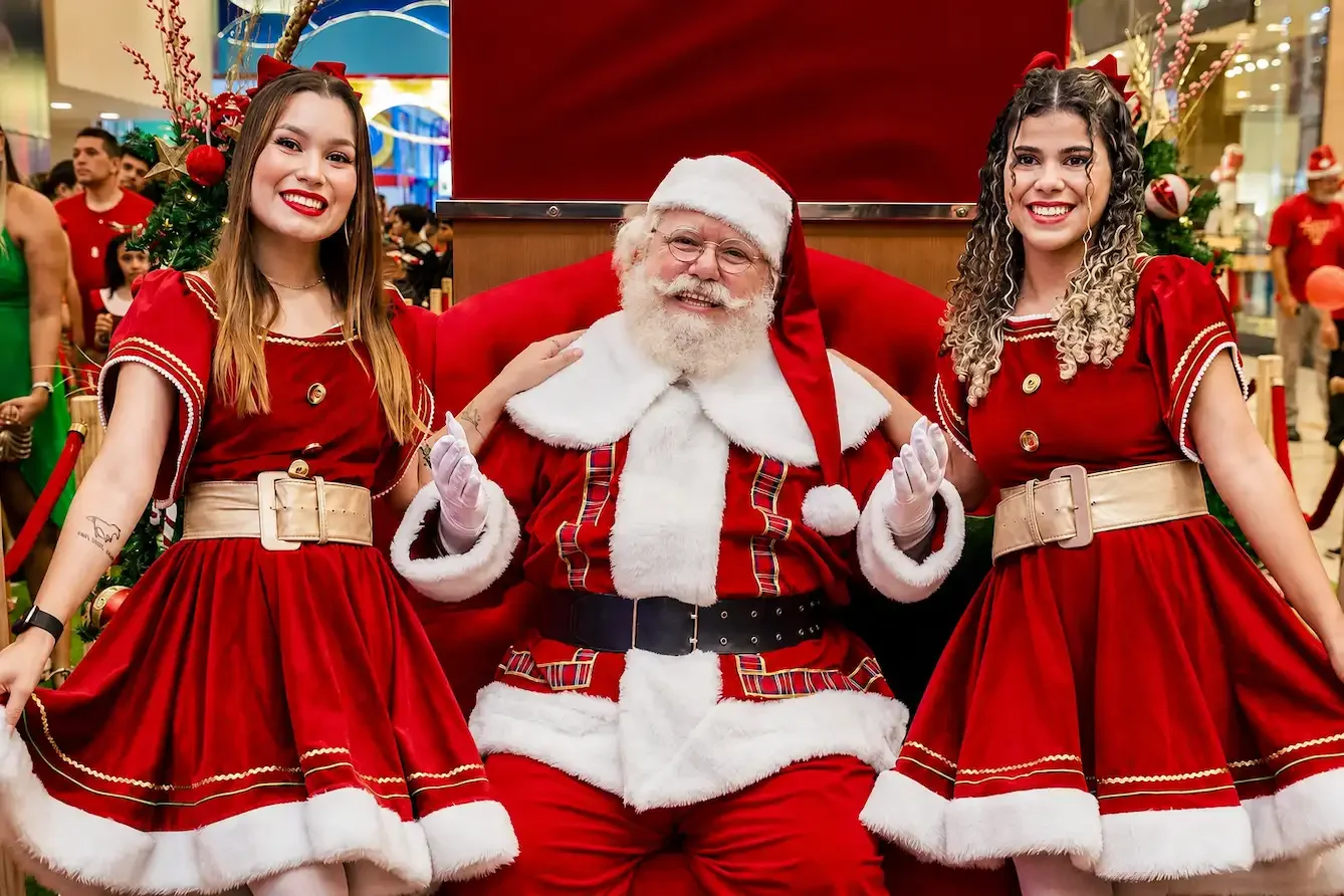 Espaço fotográfico de Natal para Shopping Via Sul